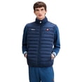 thumbnail image 2 of ellesse chaleco acolchado para hombre BARDY - Chaleco, sin mangas, cuello alto, cierre de cremallera Azul oscuro S (Small), 2 of 4