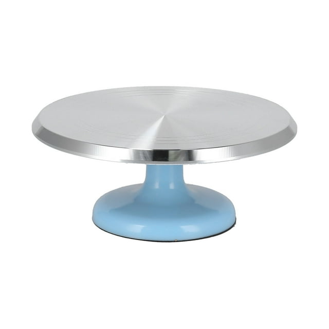Plato giratorio para pasteles plato giratorio para pasteles de aleación de aluminio limpieza conveniente rotación suave de 360 de 12 pulgadas para fiestas de ANGGREK Otros