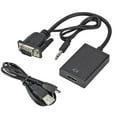 thumbnail image 1 of BEAIT VGA To HDMI Converter 1080P HD Adapter With Audio Cable For HDTV PC Laptop NICE~, 1 of 5