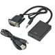 thumbnail image 4 of VGA To HDMI Converter 1080P HD Adapter & USB Power ply Cable Lot D4 U1I3, 4 of 6