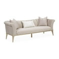 thumbnail image 4 of Michael Amini Yvette Sofa in Porcini Velvet and Champagne Wood Frame, 4 of 15