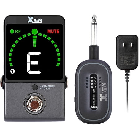 Xvive 5.8GHz Wireless Guitar Pedal System - Black