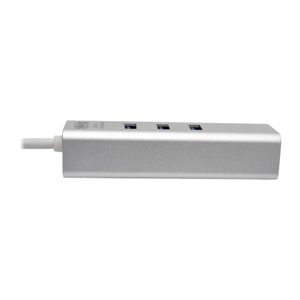 Tripp Lite USB 3.0 SuperSpeed to Gigabit Ethernet NIC Network Adapter with 3 Port USB 3.0 Hub