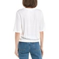 thumbnail image 2 of Bella Dahl womens  Elastic Waist Top, m, White, 2 of 3