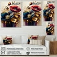 thumbnail image 4 of Designart Night Shade Poppy Floral Design III Canvas Wall Art, 4 of 5