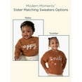 thumbnail image 3 of Modern Moments By Gerber Baby Girl Matching Sister Sweater, Sizes 0/3M-18M, 3 of 14