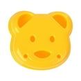 thumbnail image 2 of Moho de arroz en forma de oso | Cortador de Bento Antiadherente | Prensa para bocadillos adorables y comidas decorativas | Modelador de Alimentos de Liberación Fácil | Plástico resistente sin BPA, 2 of 9