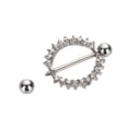 thumbnail image 3 of fastboy Rhinestone Crystal Body Nipple Barbell Piercing Rings Nipple Ring Barbell Body Piercing Jewelry Nipple Ring, 3 of 8