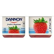 Dannon Fruit on the Bottom Strawberry Yogurt, 5.3 Oz. Cups, 4 Count