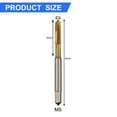 thumbnail image 3 of BTOER HSS Coating Screw Taps Drill Bits M2 M3 M5 M6 M8 M10 Metric Straight Flute Thread Tap Die Hand Tool Parts Use, 3 of 7