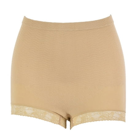 

Womens Girl Panties Seamless Anti Emptied Underwear Girl Briefs Lady Slimming Plus Size Lace Crochet Safety Short Pants