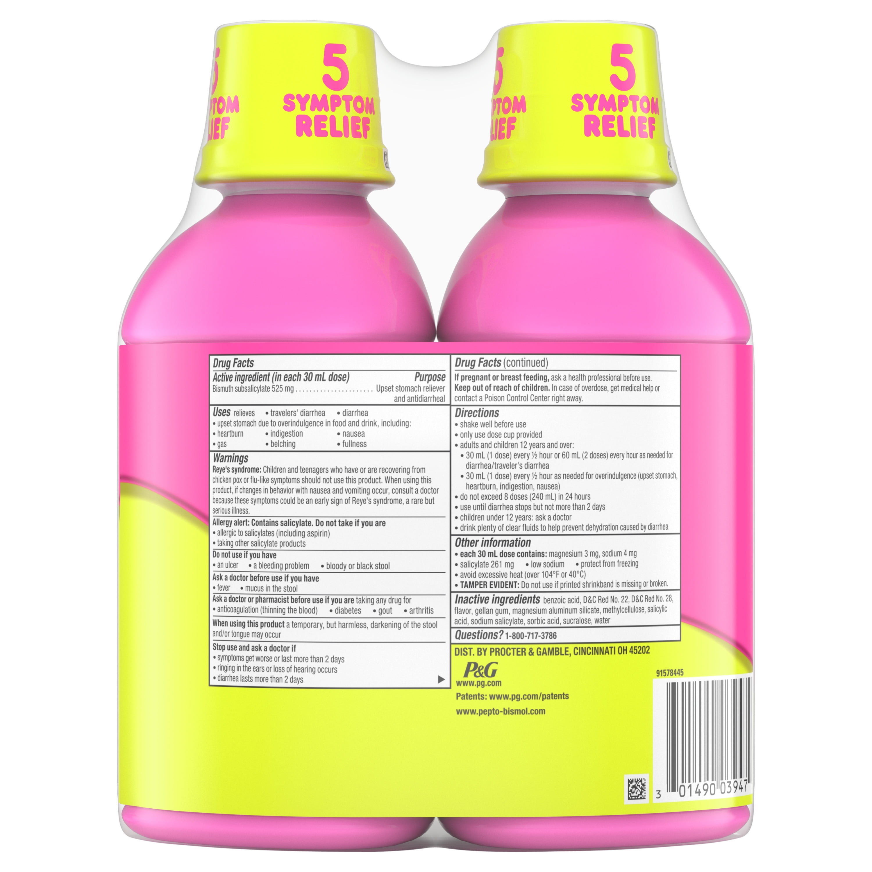 Bismuth Subsalicylate Pepto Bismol For Dogs Ml Children Pepto Dog - Main Image