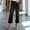 Black, variant on XPMWRP Women High Waist Front Patch Pocket Cropped Flare Jeans Slim Ankle Length Stretch Denim Capri Pants Casual Daily Walking Fashion Denim Trousers White M