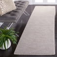 thumbnail image 2 of SAFAVIEH Lasa Tranter Solid Polyester Runner Rug, Light Grey, 2'3" x 8', 2 of 8