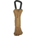 thumbnail image 2 of Gear Aid 50 ft. Heavy Duty Fire Strand 550 Paracord with Carabiner - Coyote, 2 of 5
