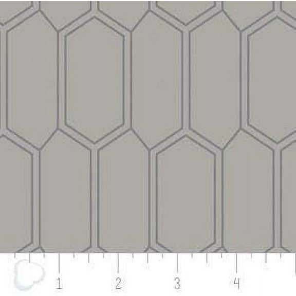 Camelot Fabrics Emilia Double Gauze Bees Nest Grey 100% Cotton Fabric sold by the yard