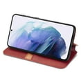 thumbnail image 2 of Case for Samsung Galaxy S21 Flip Cover Wallet Flip Cover Magnetic Protective - Red, 2 of 5
