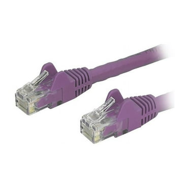 StarTech N6PATCH20PL StarTech.com Cat6 Patch Cable - 20 ft. - Purple Ethernet Cable - Snagless RJ45 Cable - Ethernet Cord - Cat 6 Cable