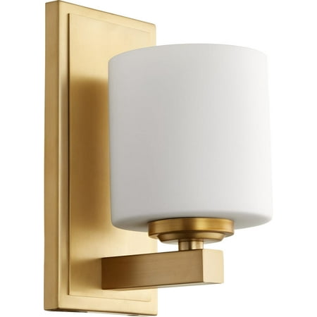 

Quorum Transitional Wall Sconce in Aged Brass