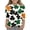 Orange, variant on St Patricks Day Shirts Kids Girls Shamrock Irish 3/4 Sleeve Shirts Loose Fit Graphic Clover Tops St Patrick's Day Cute Summer Tshirts,Green 8-9 Years