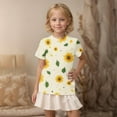 thumbnail image 4 of Lovzfmll Toddler Girl's T-Shirts, Graphic Print Short Sleeve Tee, Casual Loose Fit Pullover Graphic Tees for 4-5 Years, 4 of 7
