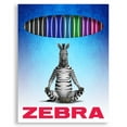thumbnail image 7 of Zebra Fuente - Disposable Fountain Pen - Black, Blue, Red, Green, Violet Coloured Ink - Pack of 10, 7 of 7