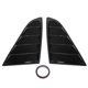 thumbnail image 1 of Pair of Car Side Window Scoop Louver Vent Cover Trim Fits For Mustang Fastbacks 2015-2017, 1 of 5