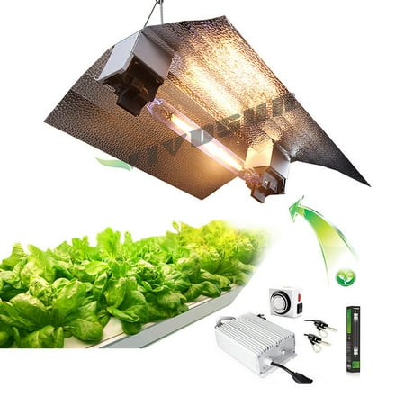 VIVOSUN 1000w Watt Double Ended Grow Light System HPS MH Ballast Reflector Kit for (Best Grow Light Reflector)