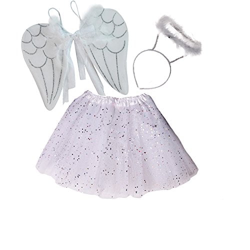 baby angel wings and tutu