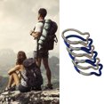 thumbnail image 3 of 2Pcs Fish-Shaped Aluminum Alloy Carabiner Outdoor Safety Fast Hanging Custom Mountain Climbing Buckle Carabiner Colorful Keychain, 3 of 7