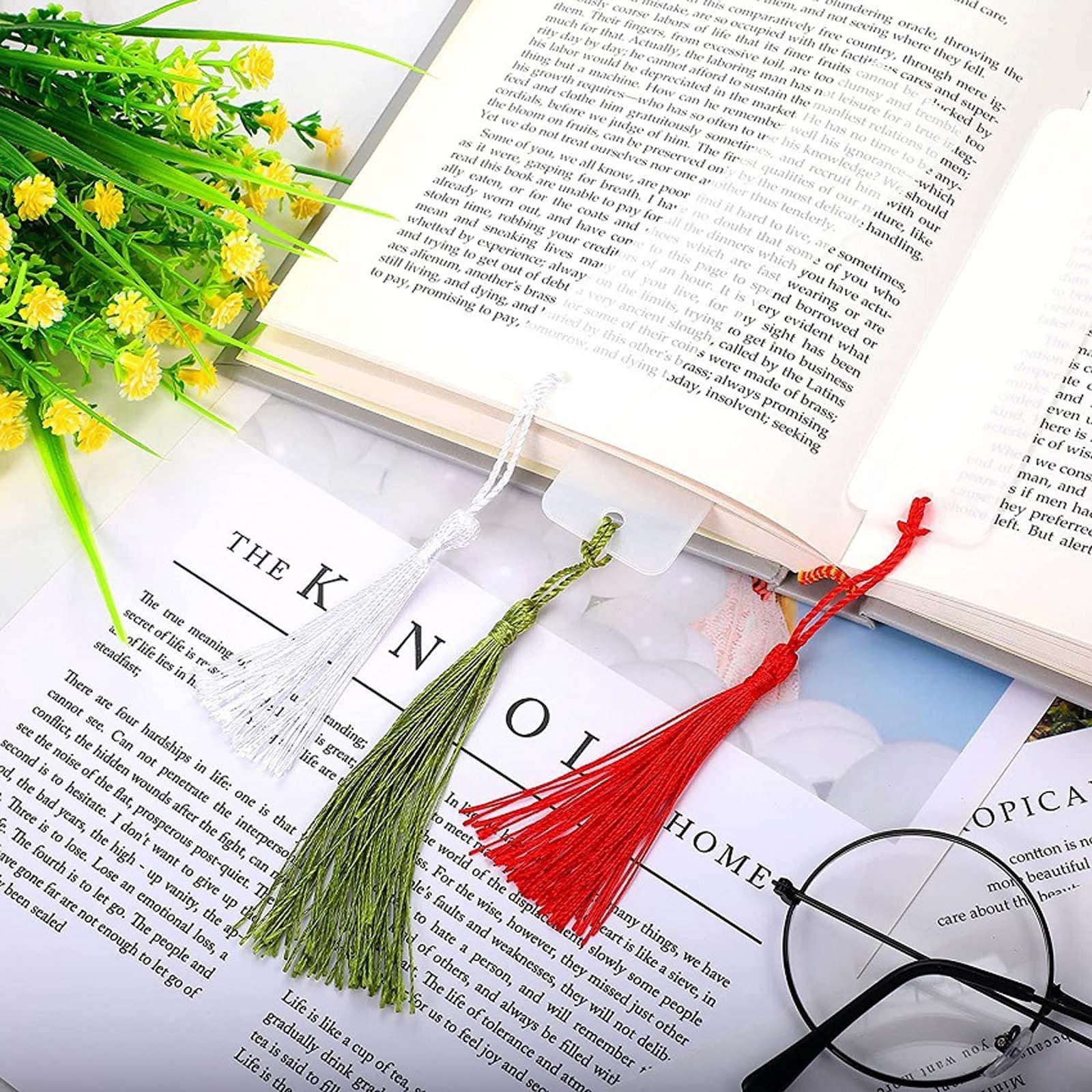 5 Packs Floral PVC Bookmarks 15pcs for Adults, DIY Book Accessories, Gift for Book Lovers, Reading Enthusiasts, Bulk Bookmarks for Journals, Novels, Birthday Party Favors, Unique Bookmark Collection