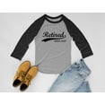 thumbnail image 3 of Tstars Mens Retirement Gifts Retirement Shirt Retired Since 2021 Tshirt Retired T-shirt Funny Humor Novelty Retired Tee 3-4 Sleeve Baseball Jersey Shirt, 3 of 4