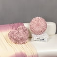 thumbnail image 6 of JWH 3D Handmade Flower Design Heart Shaped Rose Pillows for Valentine Elegant Decor and Gift 13 x 16 inch in Rose Gold, 6 of 11