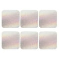 thumbnail image 2 of Bingfone Vintage Glitter Light Pearl Leather Drinks Coasters With Set Of 6,Suitable For Home Kitchen,Coffee Cup Coasters Home Gift, 2 of 9