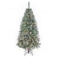 thumbnail image 1 of Árbol de Navidad Naviplastic Vermont color Verde nevado de 190 cm con 260 luces led cálidas, 1 of 3