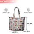 thumbnail image 4 of Cute Pitbull Terriers Dog and Flower Travel Tote Bags for Women Carry On,Large Weekender Bags for Women Travel,Multi Functional Duffle Bag for Work,Shopping,Sports, 4 of 5