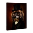 thumbnail image 3 of Stupell Industries Aristocratic Pup Portrait Canvas Wall Art design by Kelley Parker, 20 x 16, 3 of 7