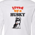 thumbnail image 4 of Inktastic Siberian Husky Dog Puppy Long Sleeve Youth T-Shirt, 4 of 5