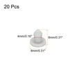 thumbnail image 3 of Uxcell Silicone Snap in Locking Hole Plugs for Kitchen  Bulkheads Waterproof Sealing Plugs 4mm/0.16 Inch Grey,20PCS, 3 of 6