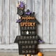 thumbnail image 4 of Matsuzay Cuenta regresiva de madera Calendario de ataúd de Halloween Ambiente de Halloween Fiesta navideña Adorno de cuenta regresiva negro Type1 NO1, 4 of 6
