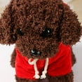thumbnail image 4 of ERK Chiot Peluche Jouet Poupée Nounours Chien Poupée Chiffon Mignonne Mignonne Trompette Simulation Animal Poupée, 4 of 6
