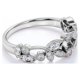 thumbnail image 2 of JeenMata Alianza de Boda con Diamantes de 0,30 Uds, Estilo Vintage, Milgrain, Anillo Apilable, Oro Blanco de 10 K, 2 of 4