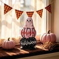 thumbnail image 6 of Mini Pumpkin Ghost Halloween DIY Decoration, Cute Ghost Ornaments for Halloween Party, Small Halloween Decor for Table, Window, and Mantel, 6 of 6