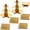 Gold, variant on Zopeal 7 Pcs Dessert Table Display Set 3-Tier Cupcake Stand 1-Tier Cup Cake Display Tower Platters and Serving Trays Cardboard Cake Cookie Holders for Wedding Birthday Party Baby Shower(Laser Silver)
