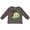 Charcoal, variant on Inktastic My Great Aunt Loves Me- cute turtle Boys or Girls Long Sleeve Toddler T-Shirt
