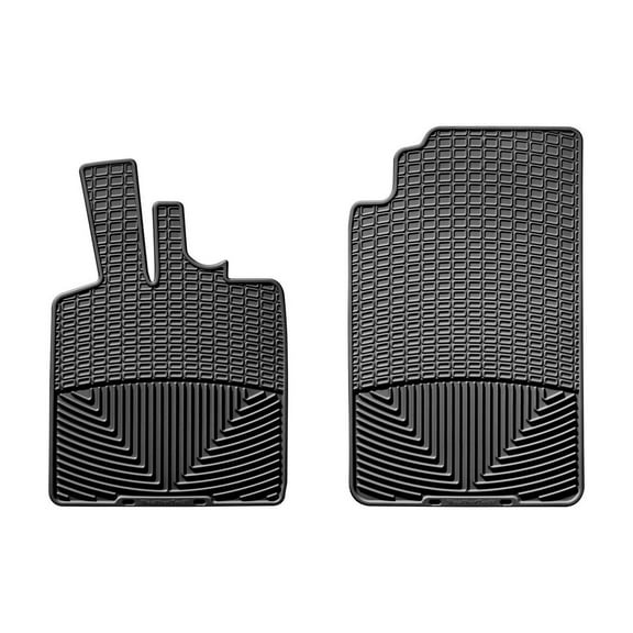 WeatherTech All-Weather Floor Mats compatible with 2008-2011 smart fortwo - 1st Row (Driver & Passenger), Black