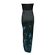 thumbnail image 5 of ICHUANYI Clearance Women's Summer Print Strapless Long Dress Beach Split Dress Party Club Dress(Blue, M) ICHUANYI WER2023081003889, 5 of 5