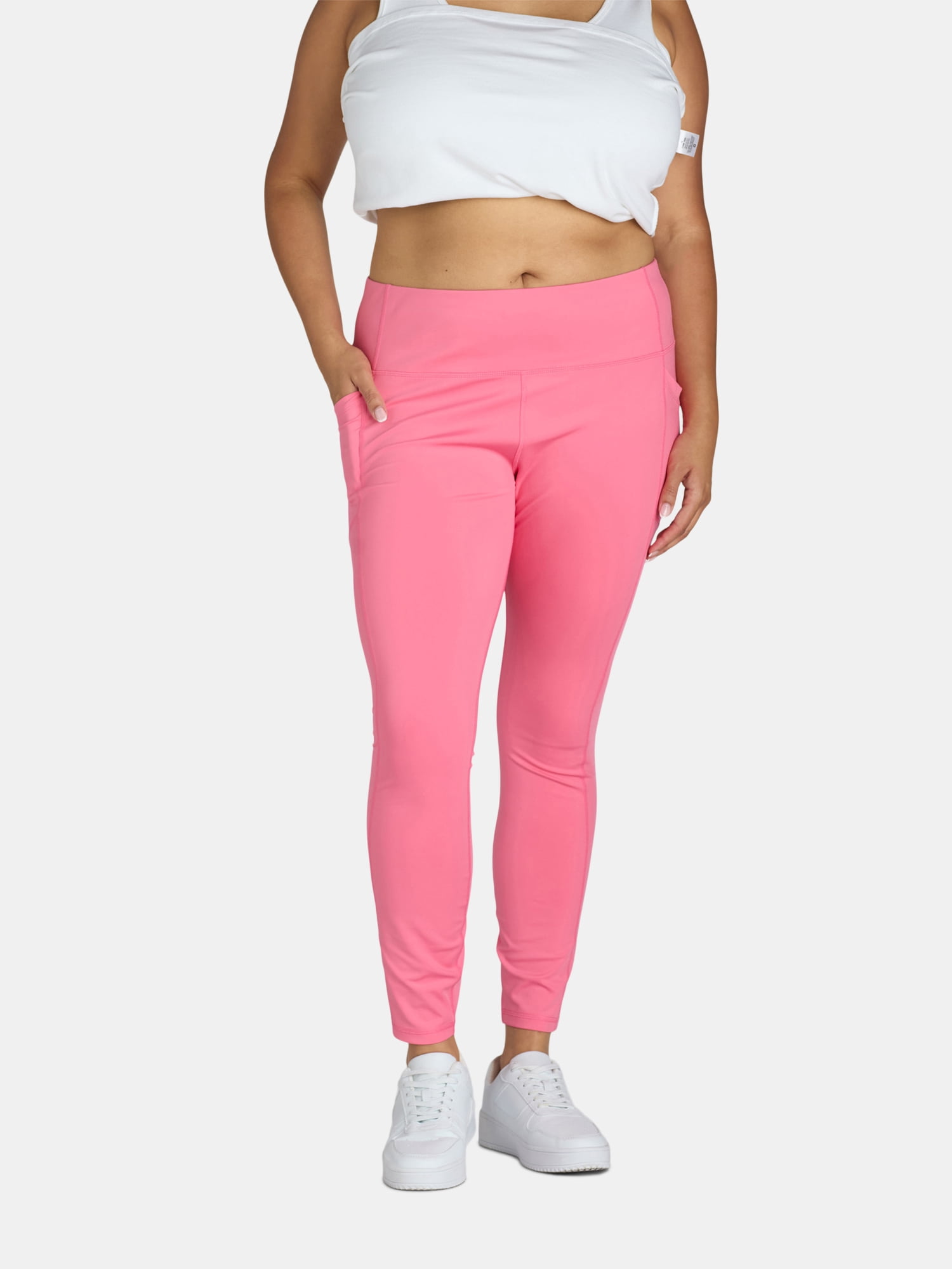 Avia Women's and Women's Plus Performance Ankle Leggings with Pockets, Sizes XS-4X