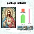 thumbnail image 6 of Diamond Painting Kit Notebook, Jesus DIY Art Craft Kit, A5 Perfect Creative Gift, Diamond Decoration, Suitable for Painting, Writing, and Notebook Use, 6 of 7