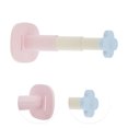 thumbnail image 3 of Unique Bargains 1 Pc Durable Adhesive 3-Section Telescopic Flower Headband Holder Organizer for Home PP Pink, 3 of 5